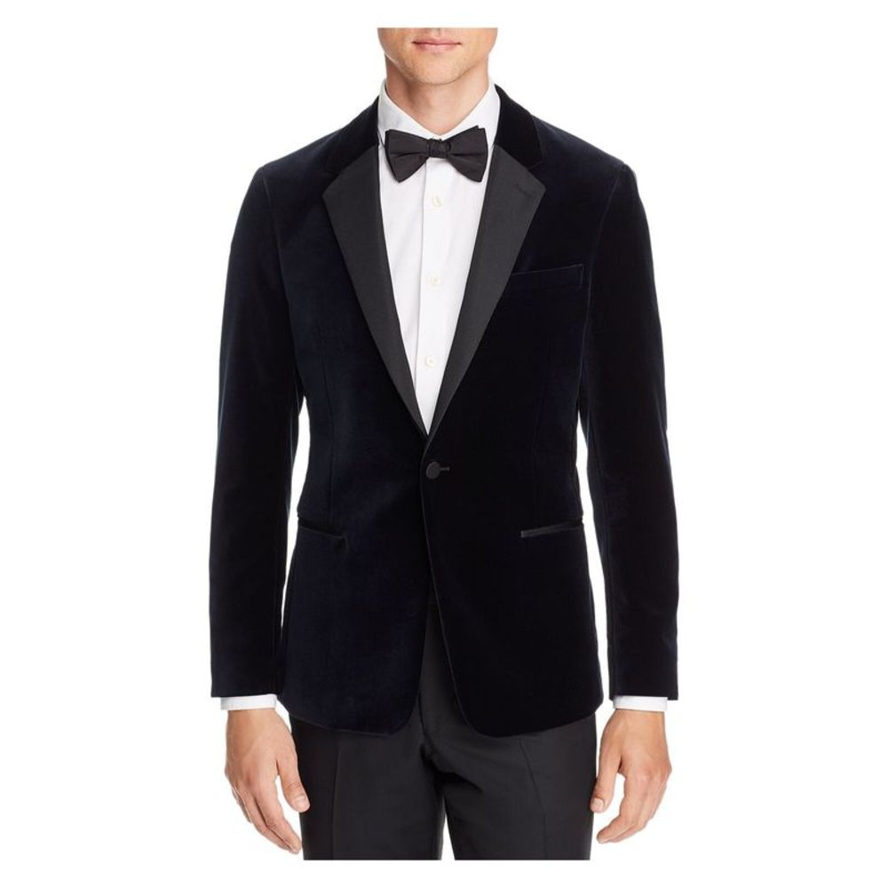 THEORY Mens Navy Blazer Jacket 40R